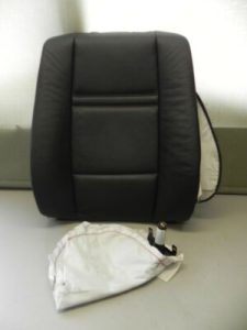 BMW X5 E70 Ādas sēdekļa spilvens vadītāja sēdeklim Kreisais priekšējais sēdeklis Black LUSW DEF