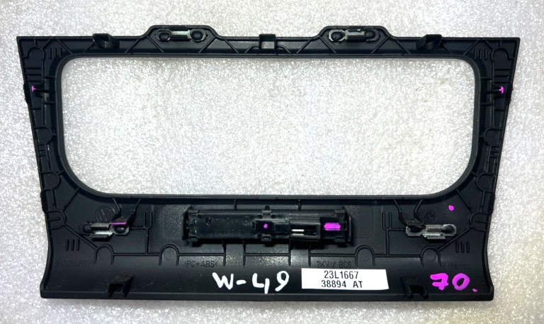 VW Golf Mk6 oriģināls klimata kontroles panelis satīna melns 5k0858069p