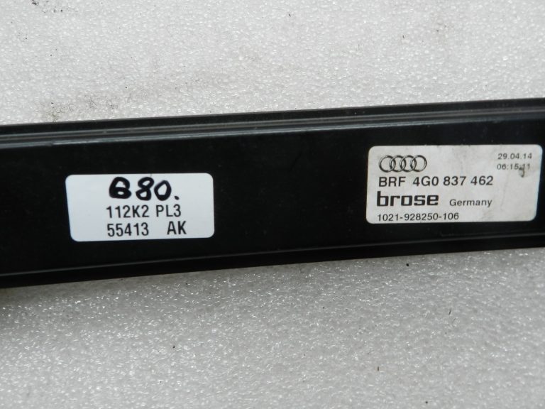 Audi A6 oriģināls logu regulatora mehānisms durvju priekšējā labā