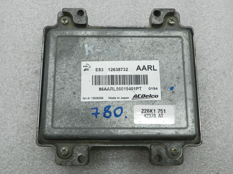 Opel Meriva B oriģinālais motora vadības bloks 12636386