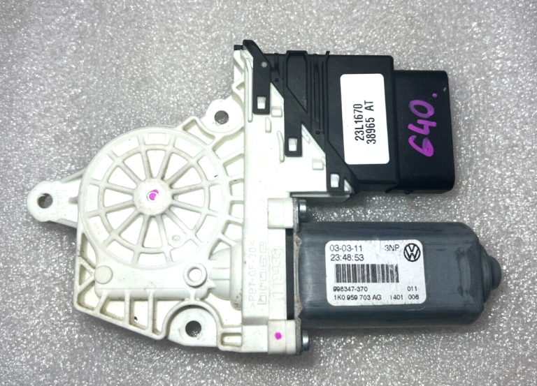 VW Golf Mk6 oriģinālais oriģinālais Kombi logu regulatora motors aizmugurējais kreisais 1k0959703ag