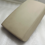 Audi A6 4G C7 ādas roku balsts centrālais roku balsts ĀDAS ROKTU ATLASBEIGE