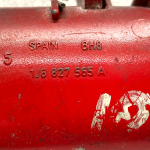 VW ārējais aizmugurējo durvju rokturis 1j6827565a