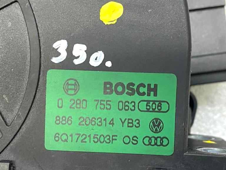 VW Skoda Audi Audi Seat akseleratora pedālis 6q1721503f