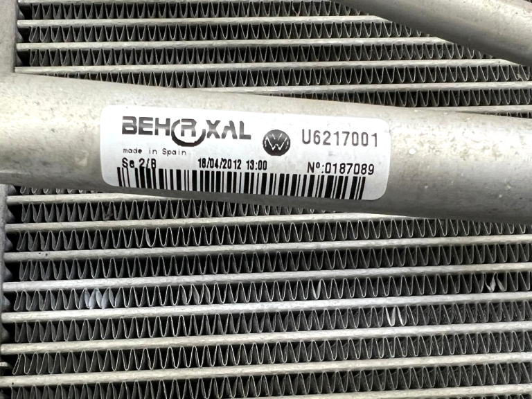 Skoda sēdekļa gaisa kondicioniera radiators u6217001