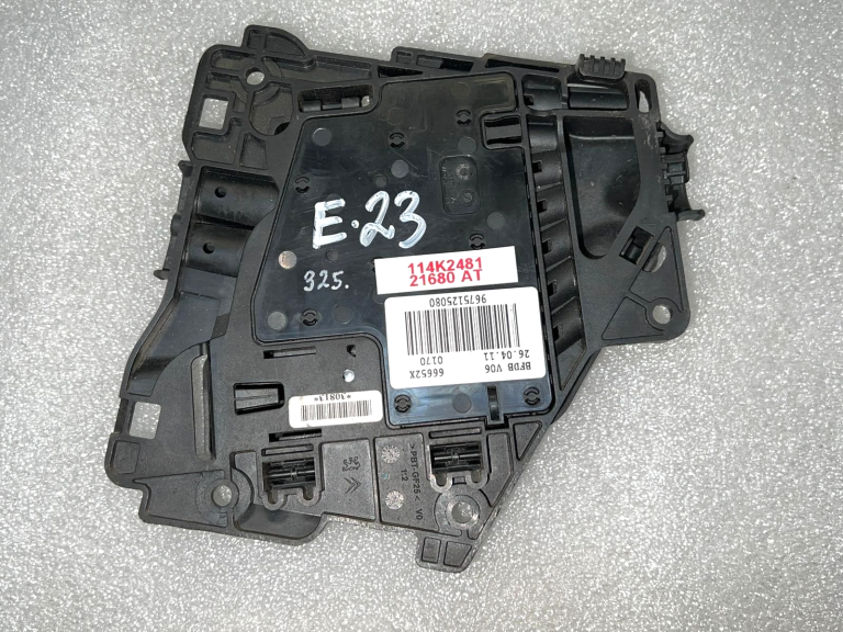 Citroen akumulatora vadības bloks 9675125080