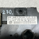 VW sildītāja vadības klimata kontroles panelis 1k0820047cr