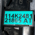 Audi labās puses apsildāmā trīskāršā vējstikla mazgāšanas sprausla 8t0955988b
