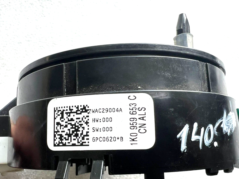 VW gaisa spilvena slīdēšanas gredzena atgriezes gredzena uztīšanas atspere 1k0959653c
