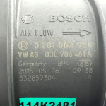 Audi VW Skoda Gaisa plūsmas sensors 03l906461a