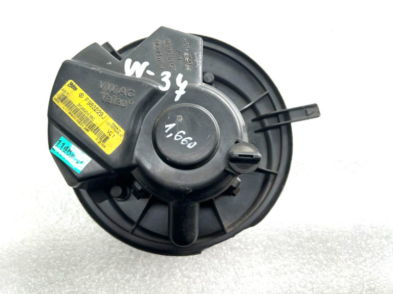 VW sildītāja ventilatora ventilatora motors 1k2820015c