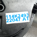 Skoda aizmugurējā stikla tīrītāja motors 4 kontakta savienotājs 5f4955711a