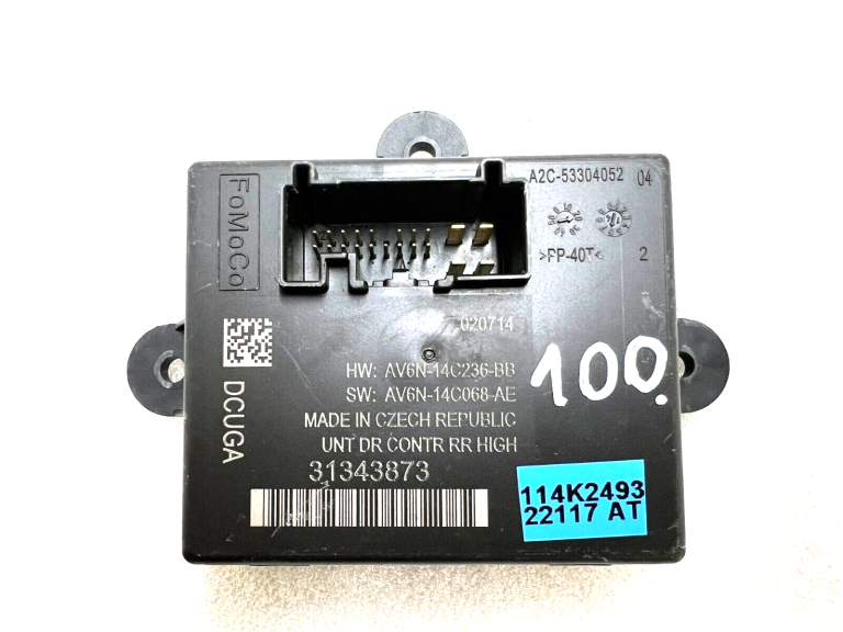 Volvo durvju vadības bloks vadības bloks aizmugurējā labajā pusē 31343873