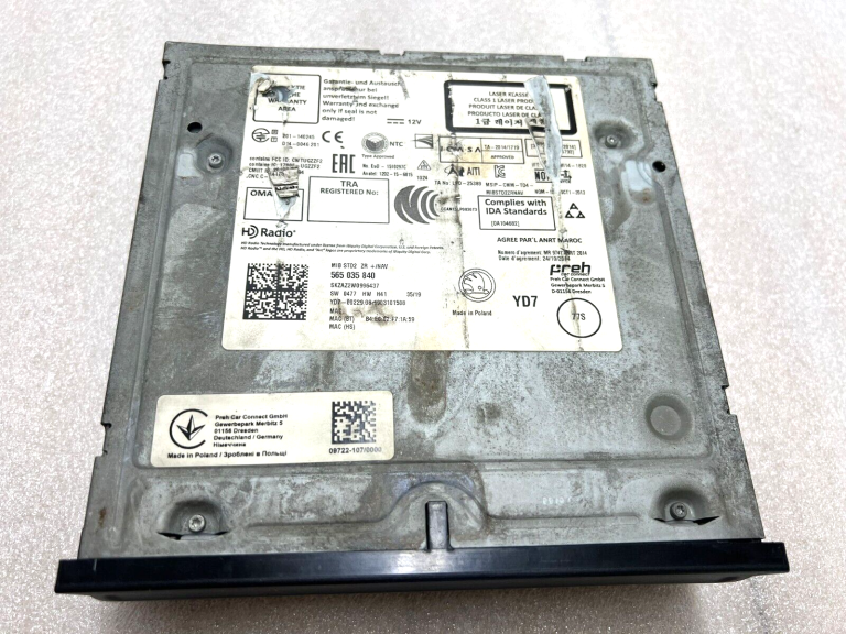Skoda Audi CD atskaņotājs multimediju 565035840