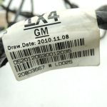 OEM Opel Zafira C durvju elektroinstalācijas instalācija Priekšējās labās durvis 20803667
