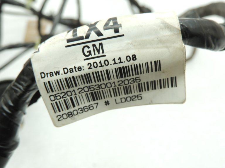 OEM Opel Zafira C durvju elektroinstalācijas instalācija Priekšējās labās durvis 20803667