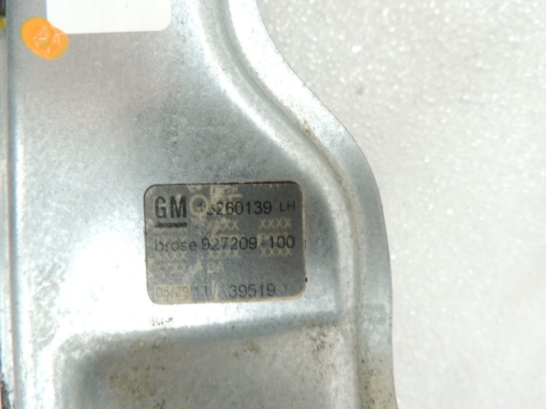 OEM Opel Zafira C aizmugurējais kreisais loga regulators 13369287