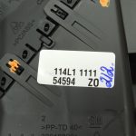 OEM Opel Zafira C Priekšējā centrālā kreisā paneļa ventilācijas režģa ventilācijas sprausla 13427382