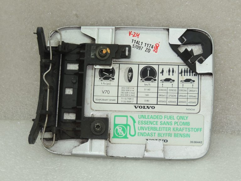 Volvo V70 MK1 degvielas uzpildes vāciņš degvielas uzpildes vāks sudraba krāsā 9152711