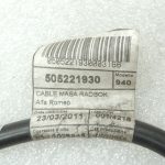 Alfa Romeo Giulietta 940 2.0D akumulatora kabelis 505221930