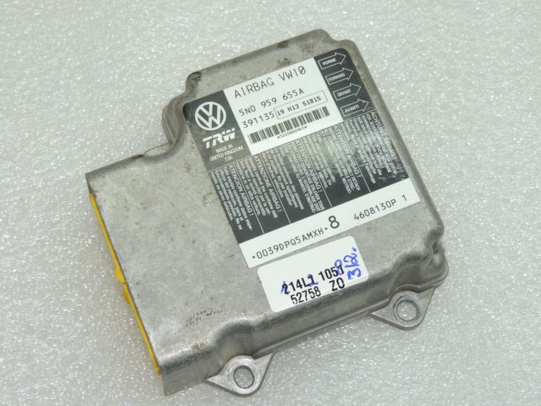 VW Tiguan 5N gaisa spilvenu vadības bloks vadības bloks ar negadījuma datiem 5N0959655R