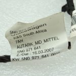 Oriģināls VW Tiguan 5N elektroinstalācijas kabeļu komplekts kabeļu komplekts centrālā konsole 5N0971641
