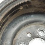 OEM VW Tiguan 5N 2.0TDI kloķvārpstas vibrācijas amortizators 03G105243