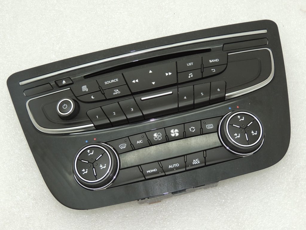 Peugeot 508 W23 Climate control unit Radio control unit Heating control unit 98023793XZ