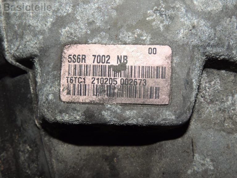 Ford Fiesta 5 V JH1 Fusion JU2 1.6TDCI manuālā pārnesumkārba 5 ātrumu 5S6R7002NB transmisija