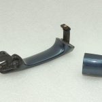OEM Volvo S40 II durvju rokturis priekšējais ārējais labās puses BARENTA ZILS METĀLS 39879658