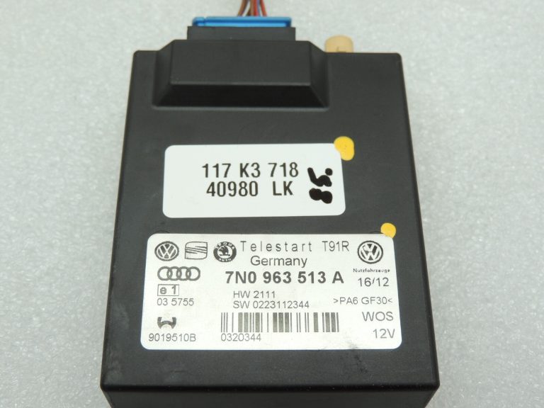 VW Sharan 7N stāvvietas apsildītāja vadības bloks Telestart T91R 7N0963513B