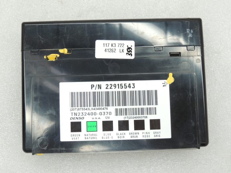 Opel Antara komforta vadības bloks Vadības bloks 22915543 Virsbūves vadības bloks