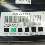 Opel Antara komforta vadības bloks Vadības bloks 22915543 Virsbūves vadības bloks