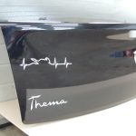 Lancia Thema II LX aizmugurējā bagāžnieka vāka krāsa PX8 melna K68127959AA