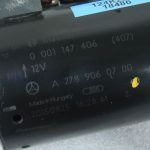 Oriģinālais Bosch startera motors Mercedes A2789060700 0001147406