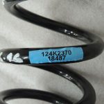 Mercedes W205 C63 AMG Viena priekšējā atspere Spole 1 Zaļa 2 Zila