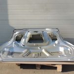 Peugeot 508 salona aizmugurējās durvis bagāžnieka vāka krāsa EZR Paint Gray Aluminum