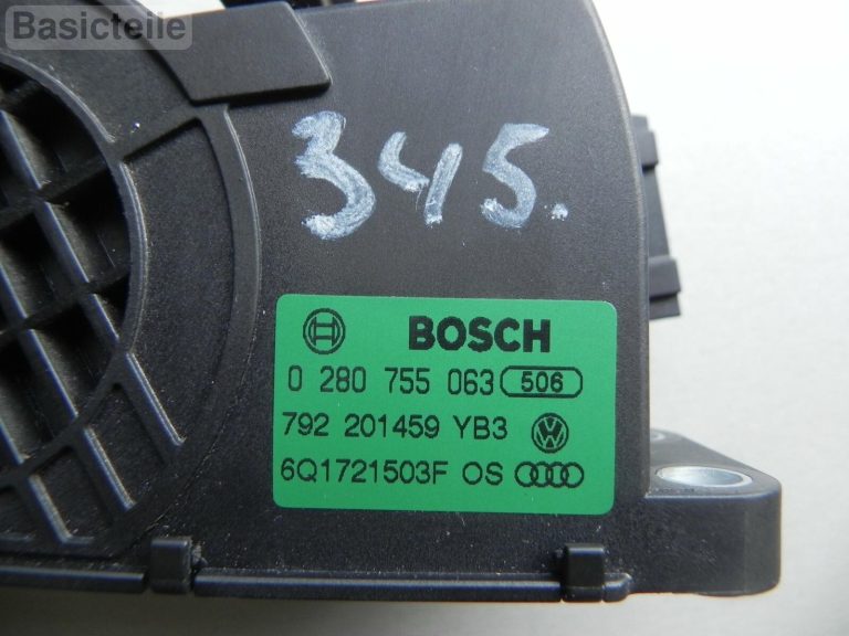 Oriģinālais BOSCH akseleratora pedālis AUDI SEAT SKODA VW 6Q1721503