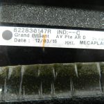 Renault Espace V oriģinālā loga līstes aizmugurējā labajā pusē