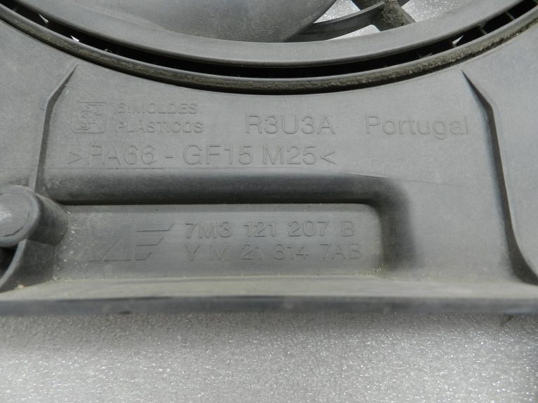 Seat VW oriģinālais radiatora ventilators ar dubulto ventilatora rāmi