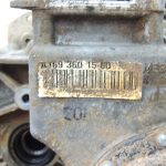 Mercedes A B klase W169 W245 1.5i benzīns 70kW 5 pakāpju manuālā pārnesumkārba 716.520