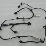 Nissan Qashqai oriģinālā aizmugurējā PDC stāvvietas sensora vadu instalācija