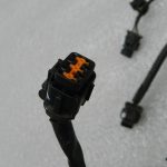 Nissan Qashqai oriģinālā aizmugurējā PDC stāvvietas sensora vadu instalācija