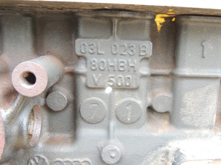 VW Tiguan 5N 08-11 2.0TDI 103kW dīzeļdzinējs CBAB 03L100103X