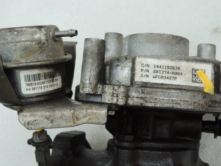 Renault Captur I J87 1.5dci K9K turbokompresors 105Tkm 144116137R