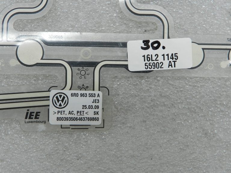 VW Polo oriģinālais priekšējo sēdekļu pasažiera sēdvietas aizņemtības sensors