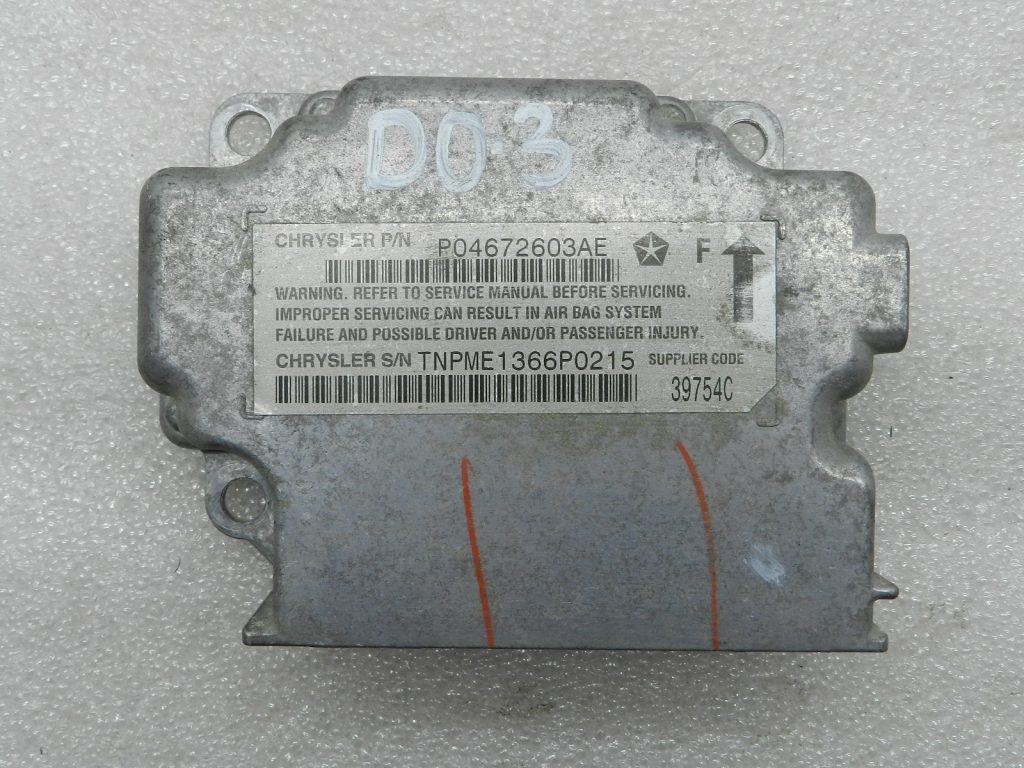 Dodge Caliber oriģinālais vadības bloks gaisa spilvenu vadības bloks