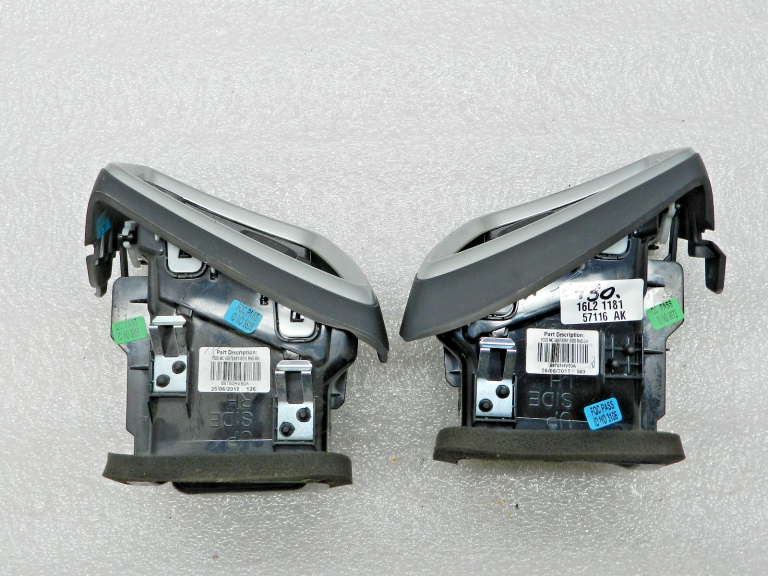 Nissan Qashqai oriģinālo ventilācijas restīšu komplekts priekšējā paneļa panelī