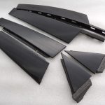 Audi A6 C7 4G Avant durvju vāku ārējā paneļa komplekts melns 4G5853274