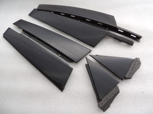 Audi A6 C7 4G Avant durvju vāku ārējā paneļa komplekts melns 4G5853274